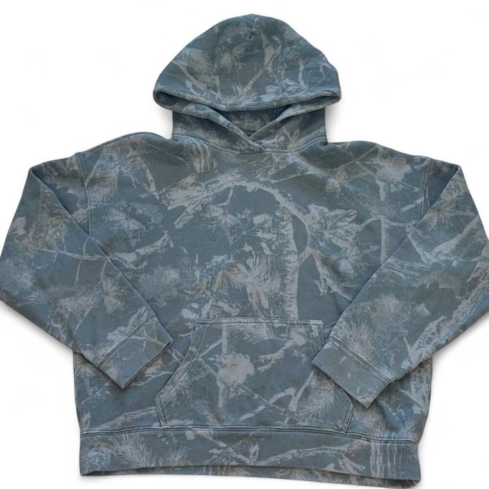 Hollister-co Women's Blue and Green Hoodie